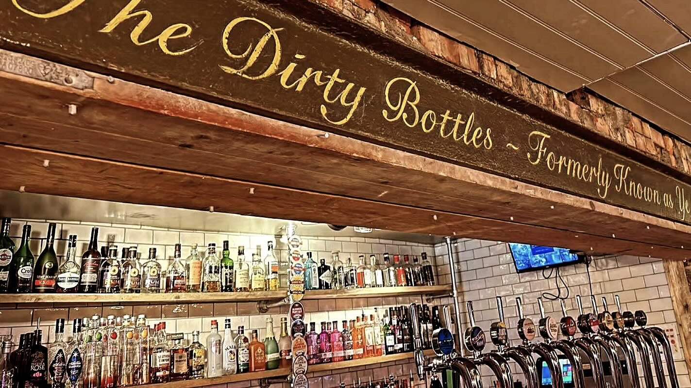 The Dirty Bottles Pub bar
