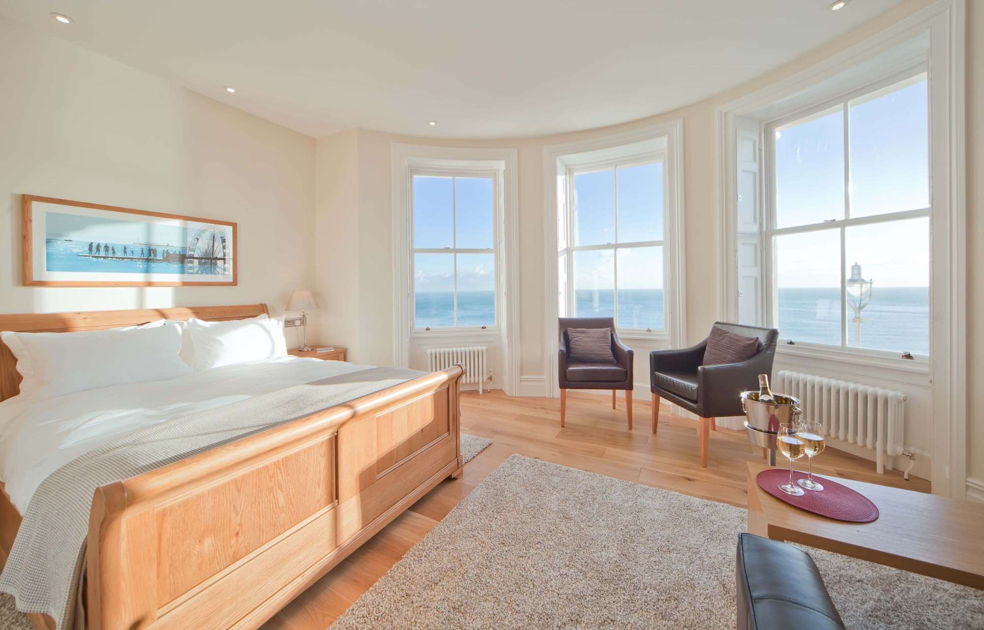 A Room With a View With seaside views is one of the best Boutique hotels in Brighton