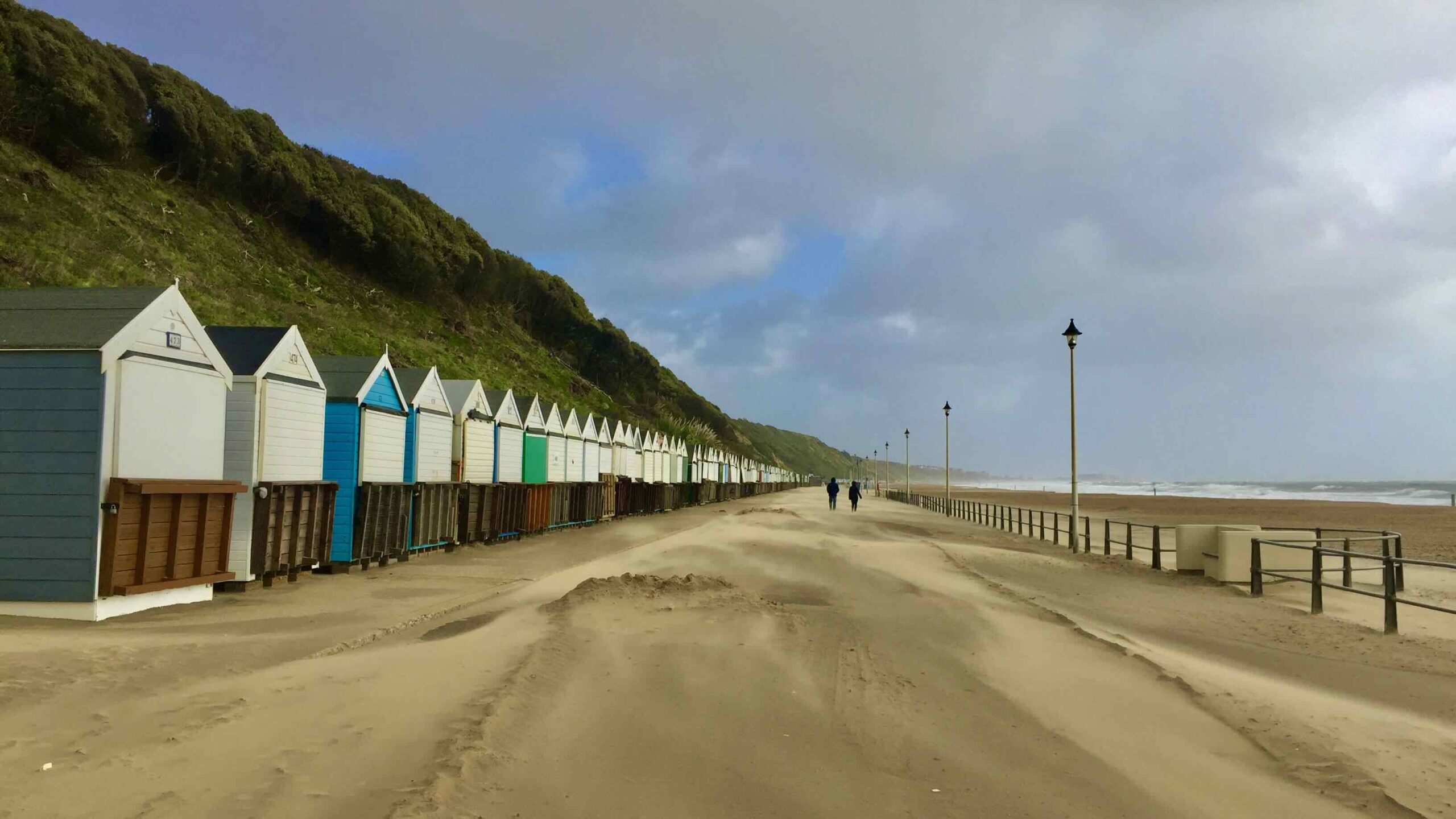 Bournemouth Beachfront off season by Maria fedele