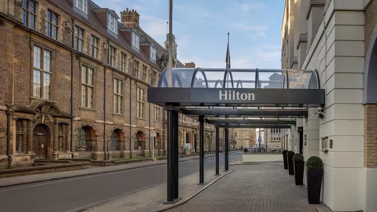 Hilton Cambridge City Centre exterior view