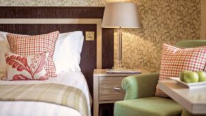 Careys Manor Hotel & SenSpa luxury hotels in the new forest bedroom with pillows