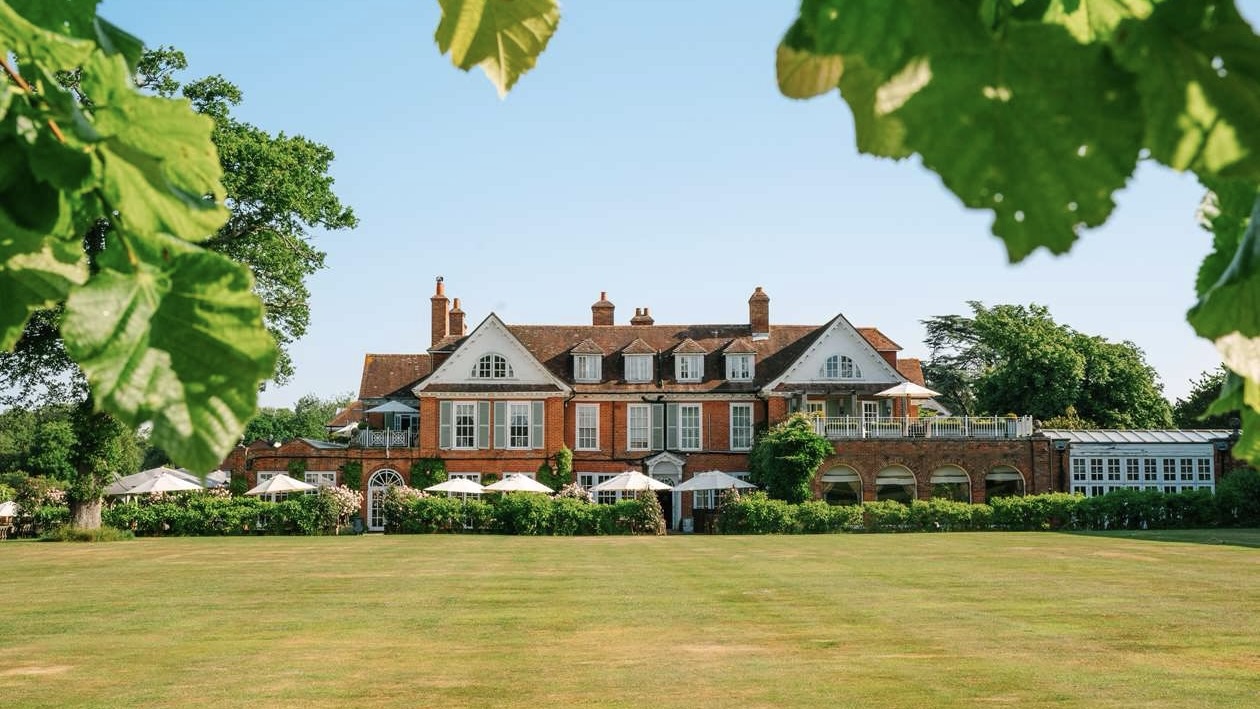 Chewton Glen Hotel & Spa exterior in summer of one of the best luxury hotels in the New Forest