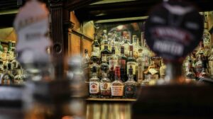 adam-wilson-bar scene at one of the best bars in Edinburgh Old Town-unsplash