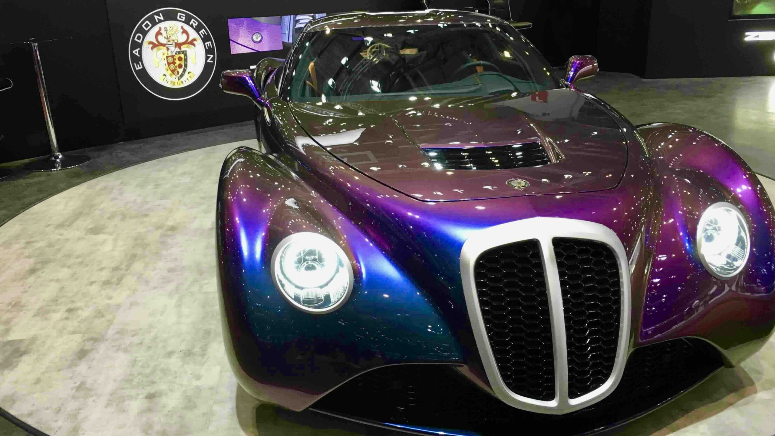 The Spectacular Eadon Green Zeclat at the Geneva Car Show Photo by TMA Howe