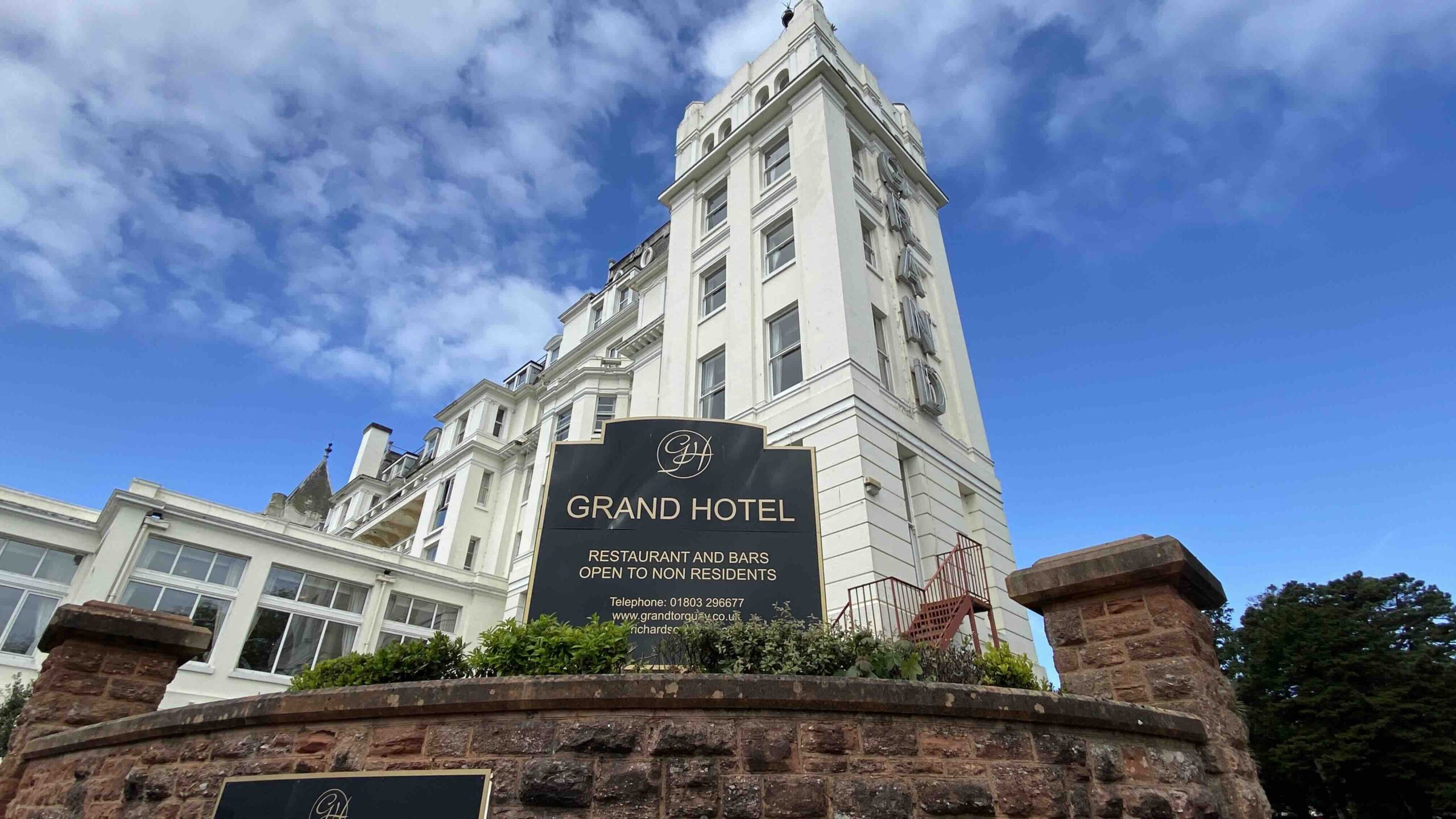 The Grand Hotel in Torquay at the Agathatha Christie Festival