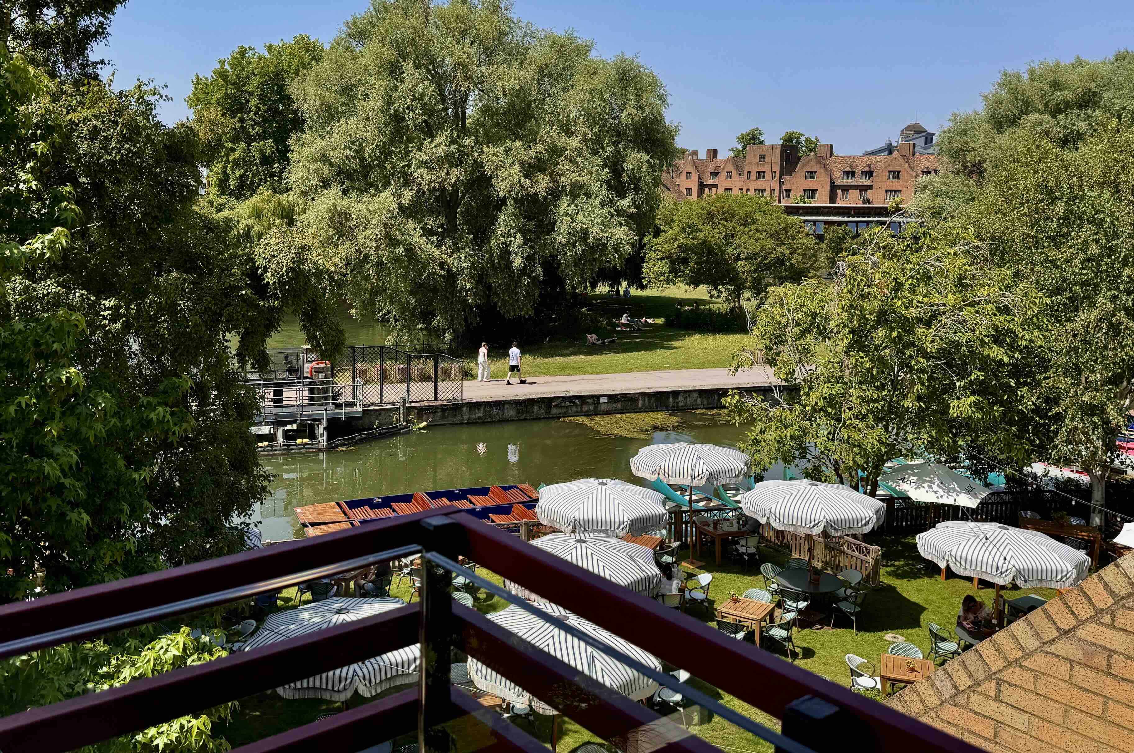 Balcony view over the River Cam at The Graduate Photo Bryan Dearsley