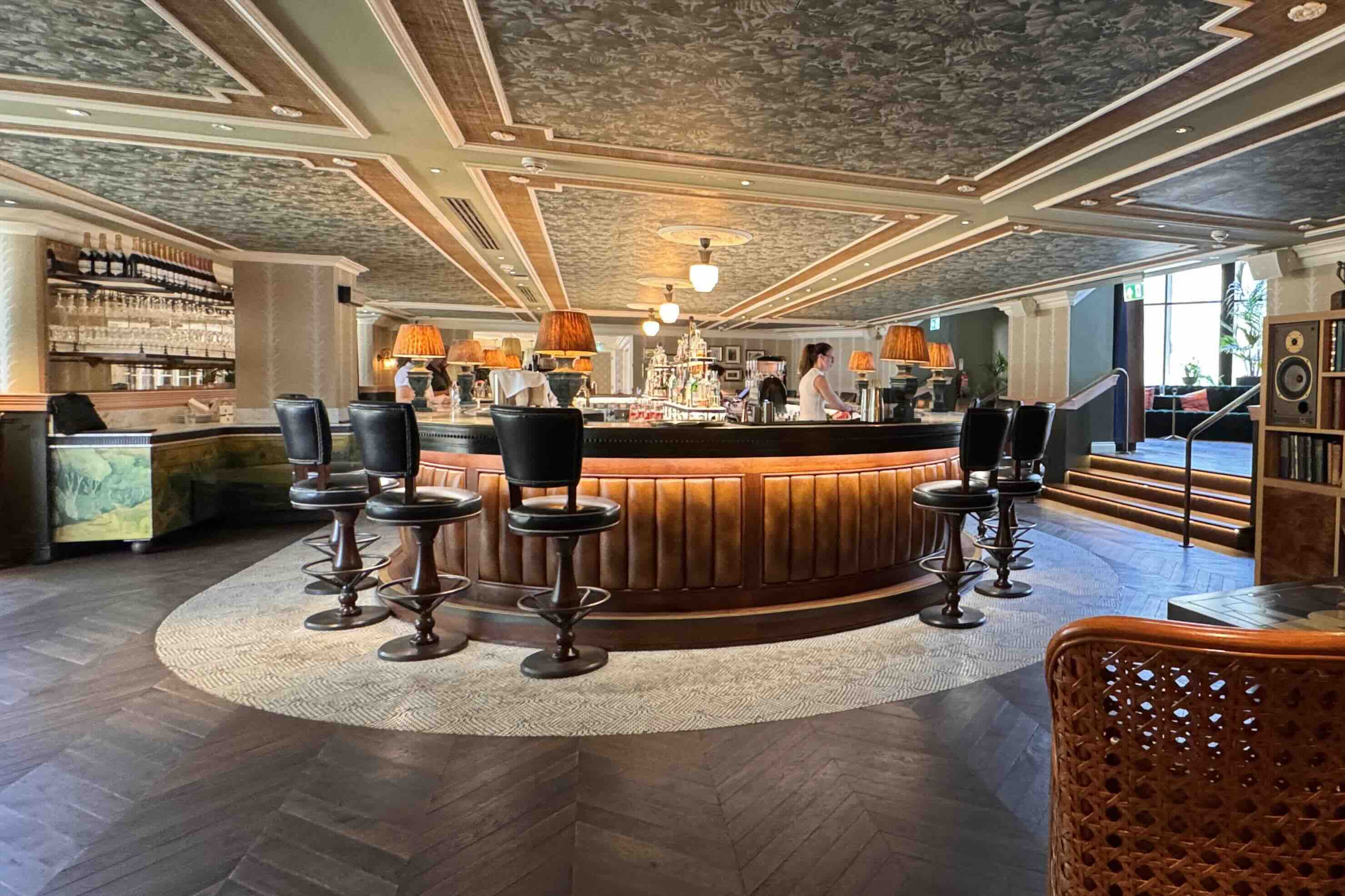 Garden Bar at The Graduate Cambridge Photo by Bryan Dearsley LuxuryUK
