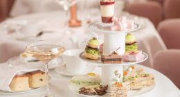 afternoon tea at sketch London food and champagne