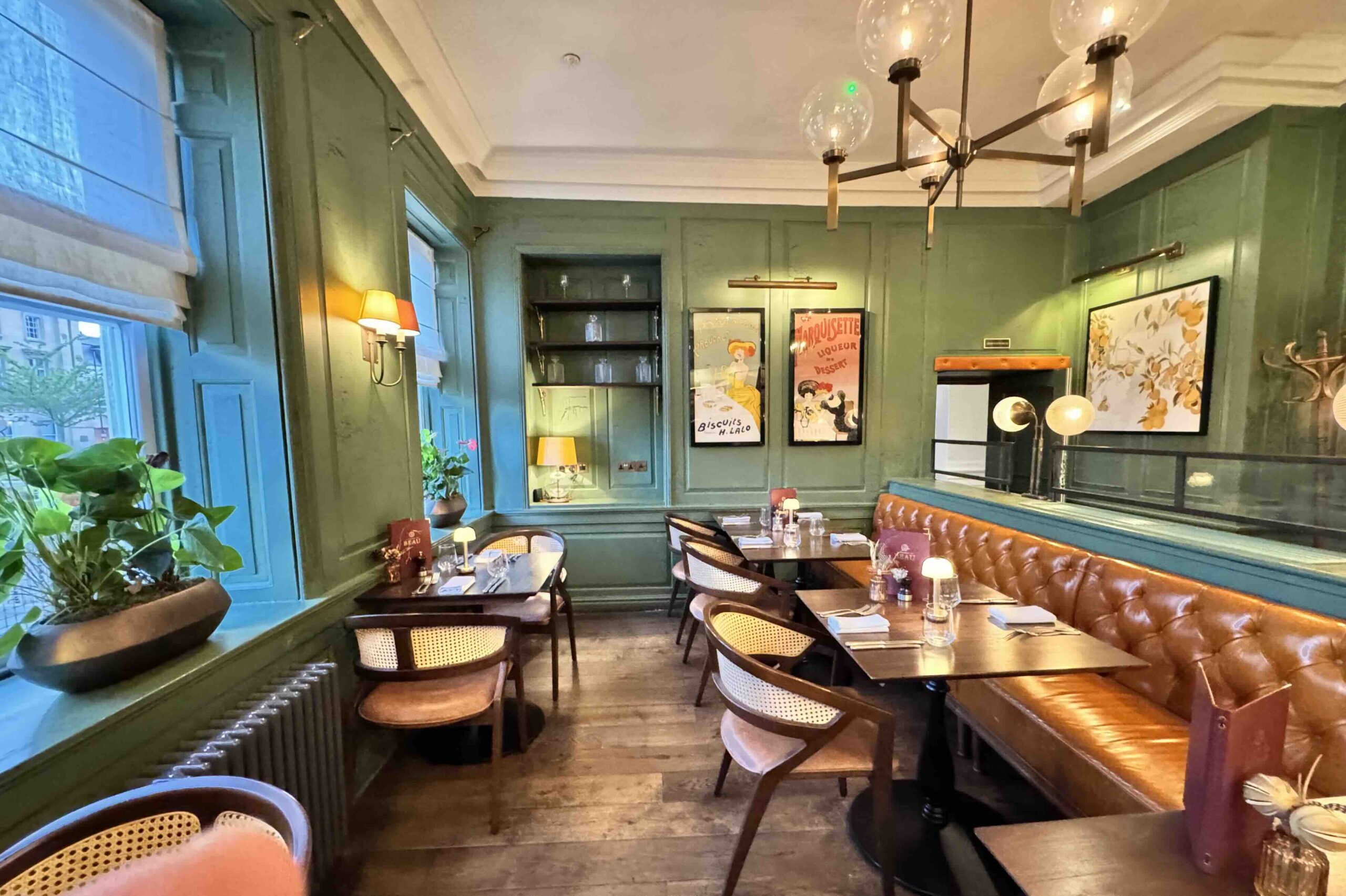 Brasserie Beau interior photo by Bryan Dearsley
