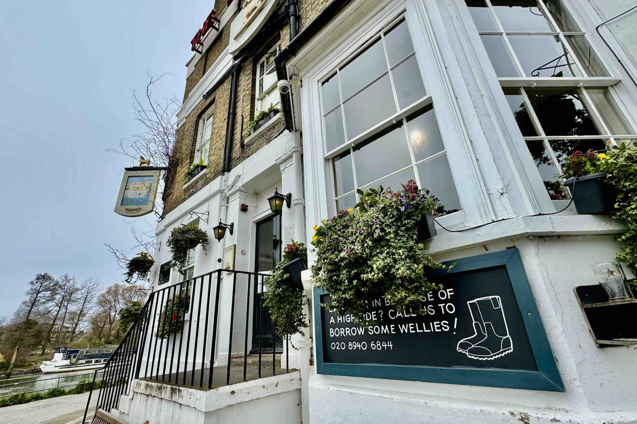 The White Cross will lend you wellies photo by Bryan Dearsley