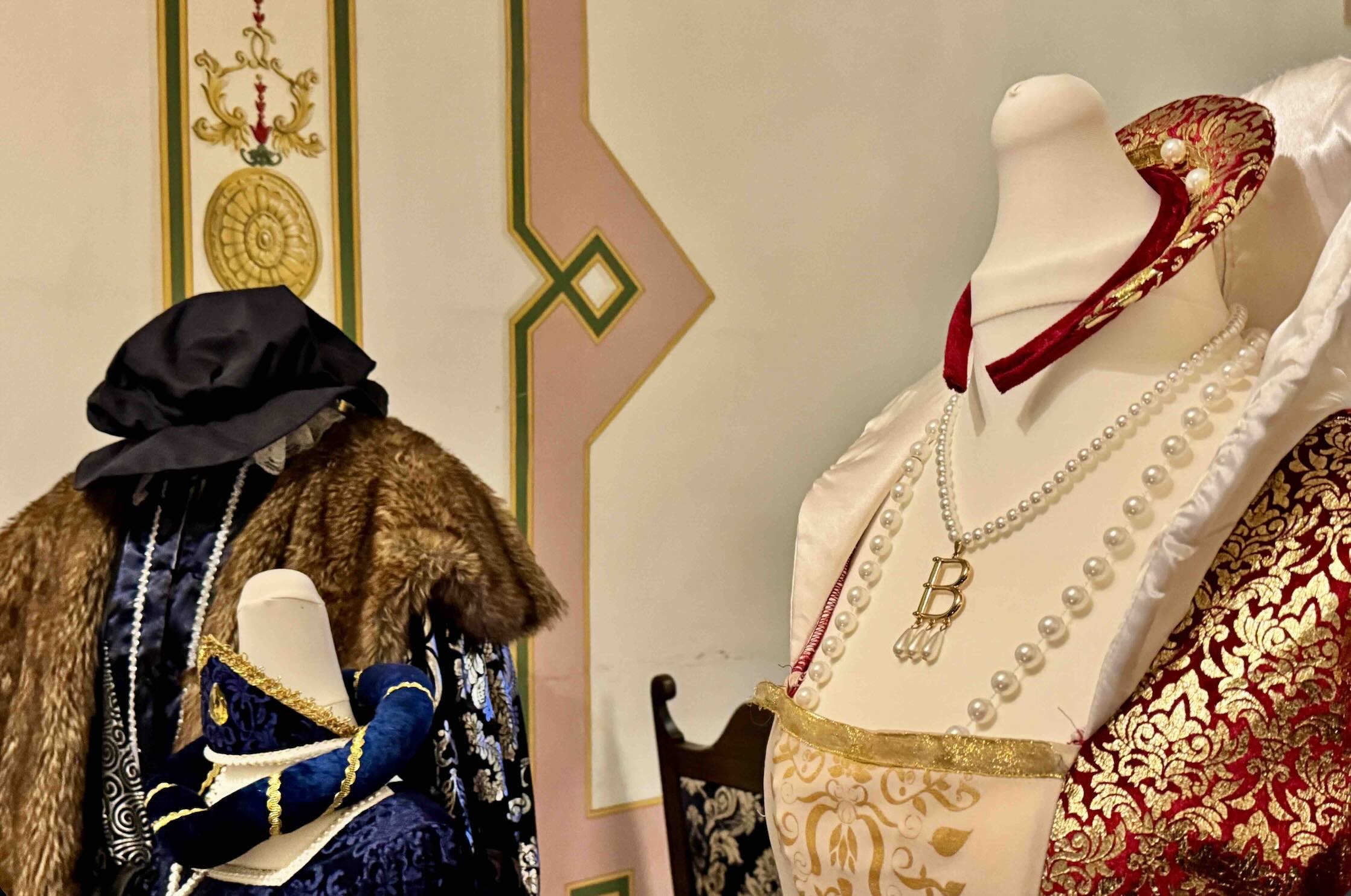 Costumes of Henry VII and Anne Boleyn Photo by Bryan Dearsley