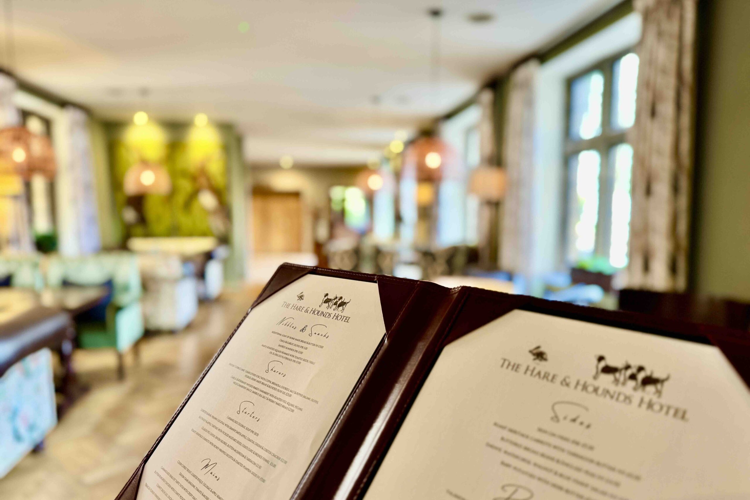 Dining is a fun experience at the Hare and Hounds Tetbury photo by Bryan Dearsley