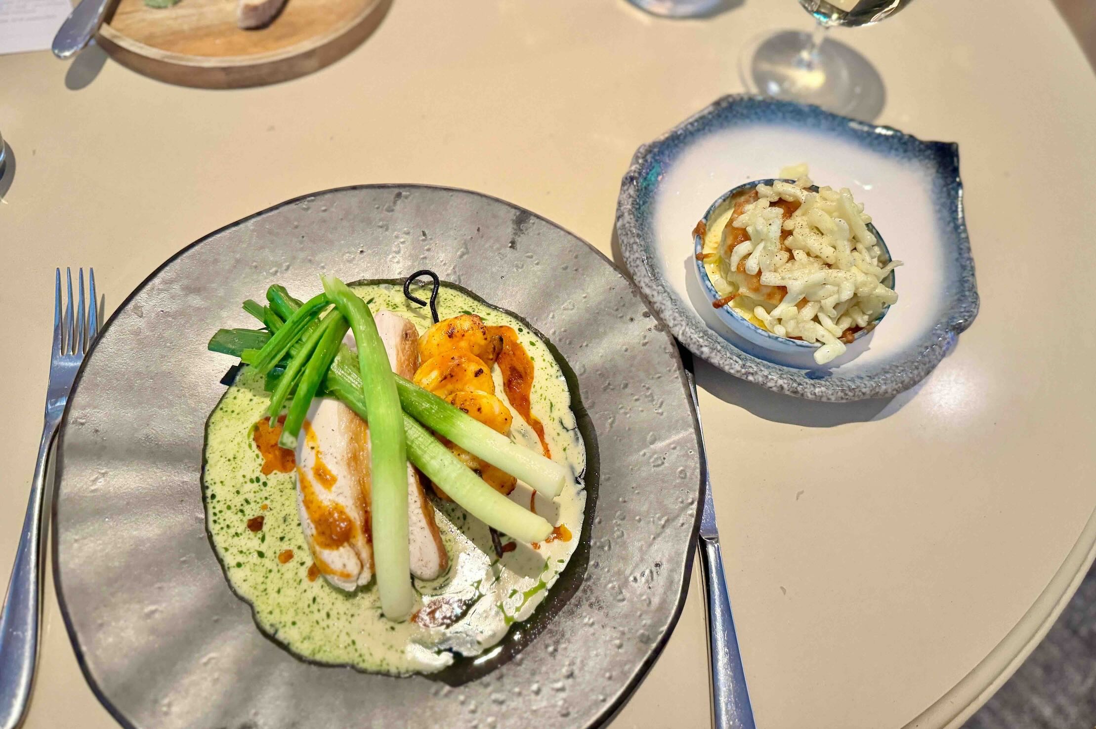 Dinner plate with food at Hook photo Bryan Dearsley