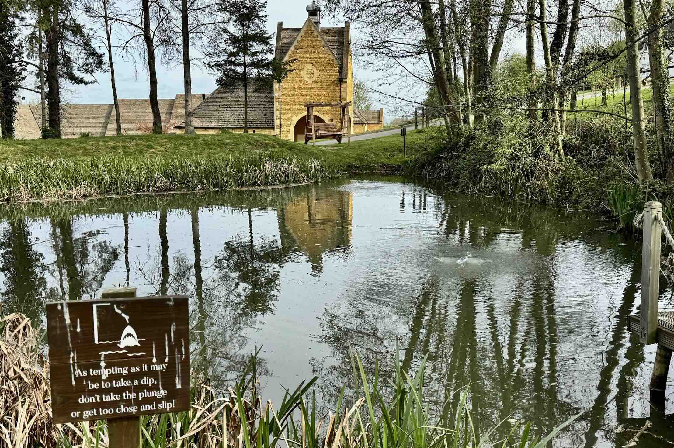 The Stables and pond photo by Bryan Dearsley