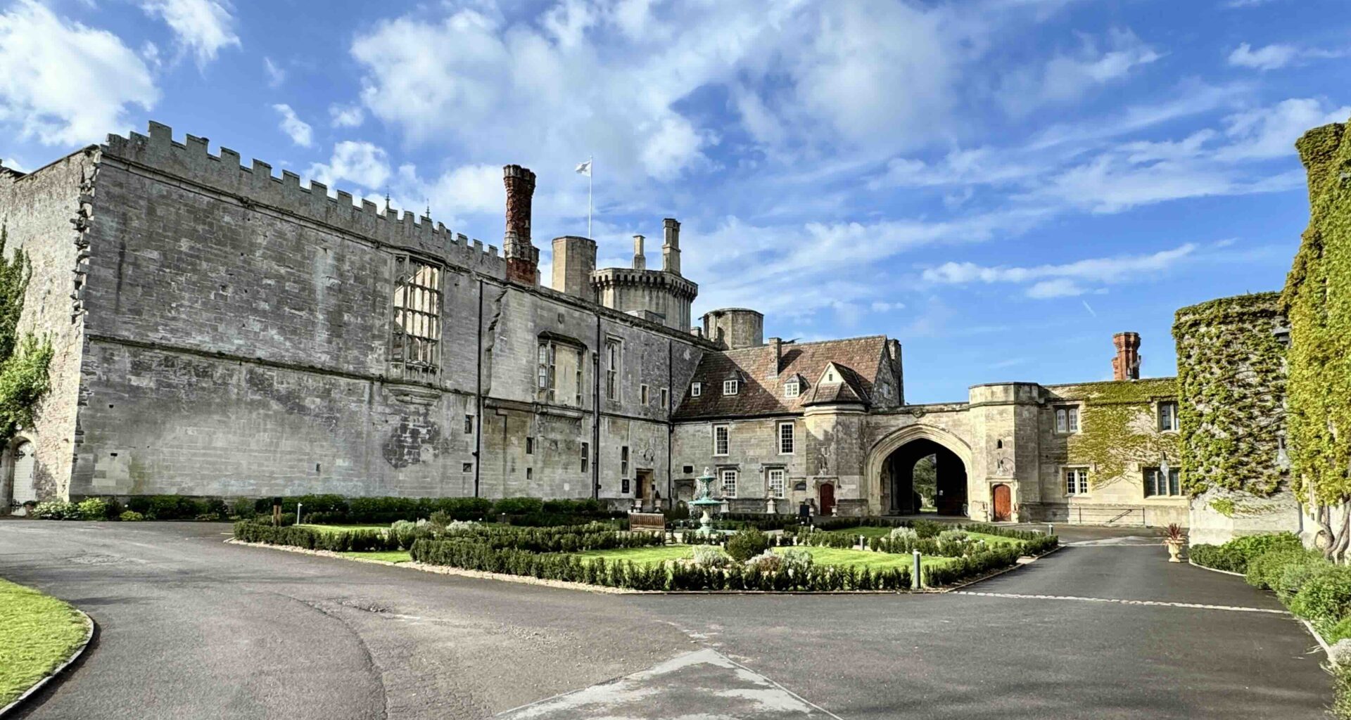 Thornbury Castle Hotel Gloucester on a sunny day photo by Bryan Dearsley