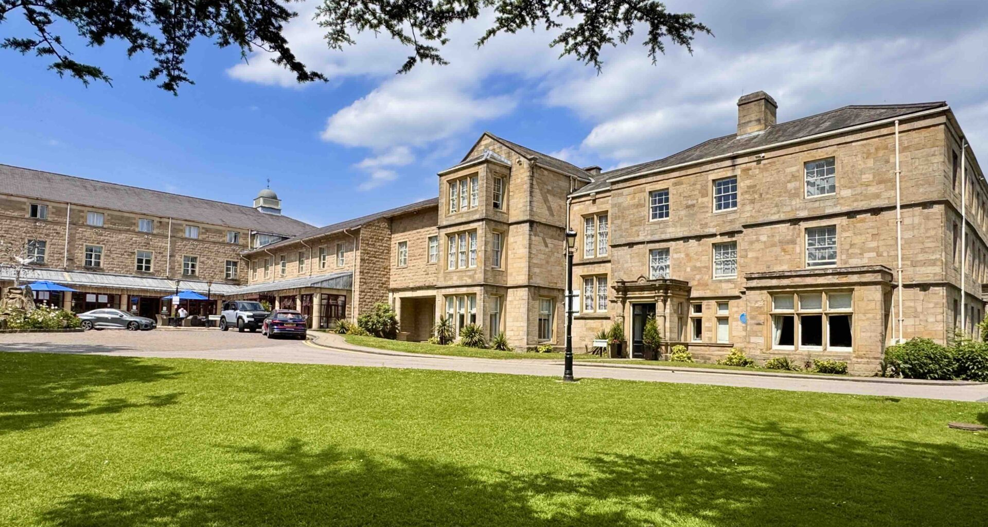 Exterior of Weetwood Hall Leeds Photo by Bryan Dearsley