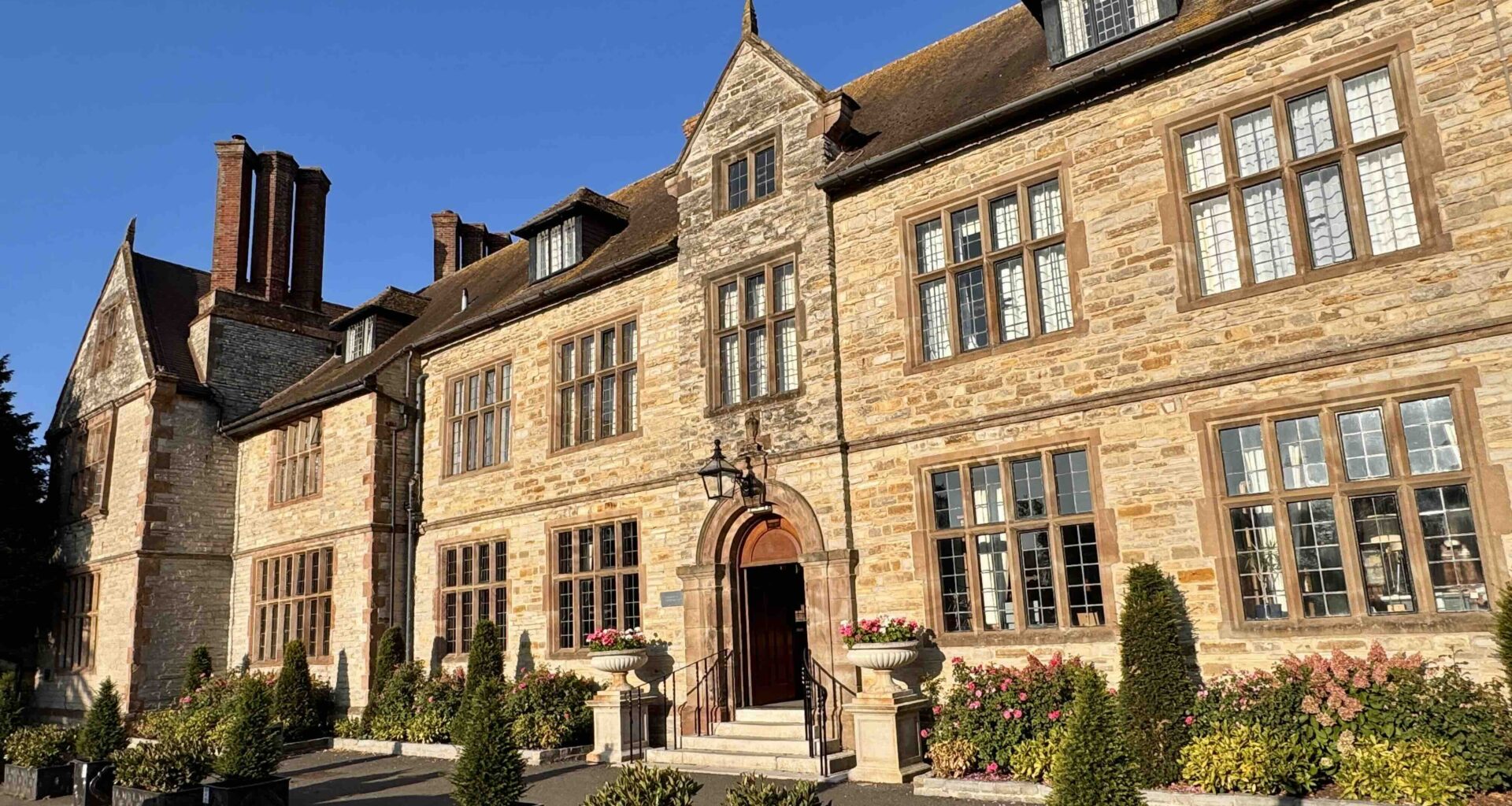 Billesley Manor Hotel and Spa front exterior Photo Bryan Dearsley LuxuryUK