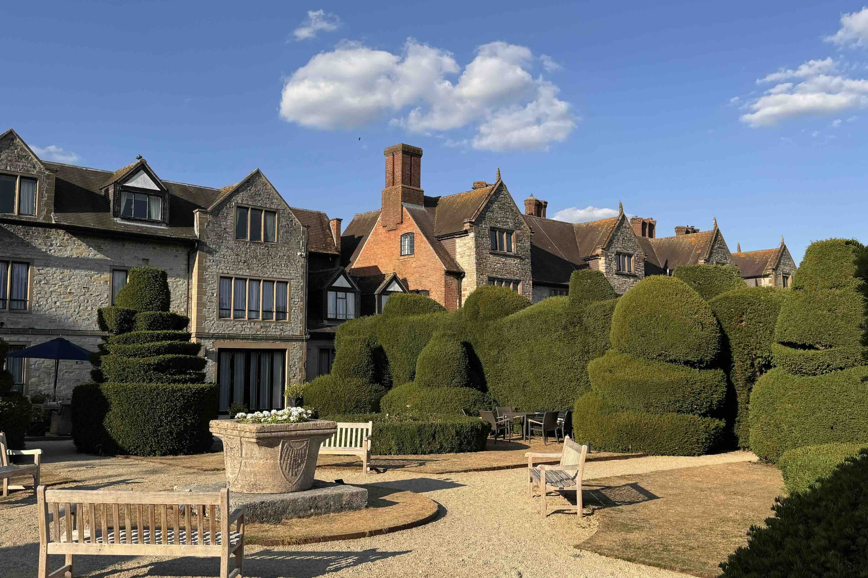 Billesley Manor Hotel and Spa topiary photo Bryan Dearsley LuxuryUK copy