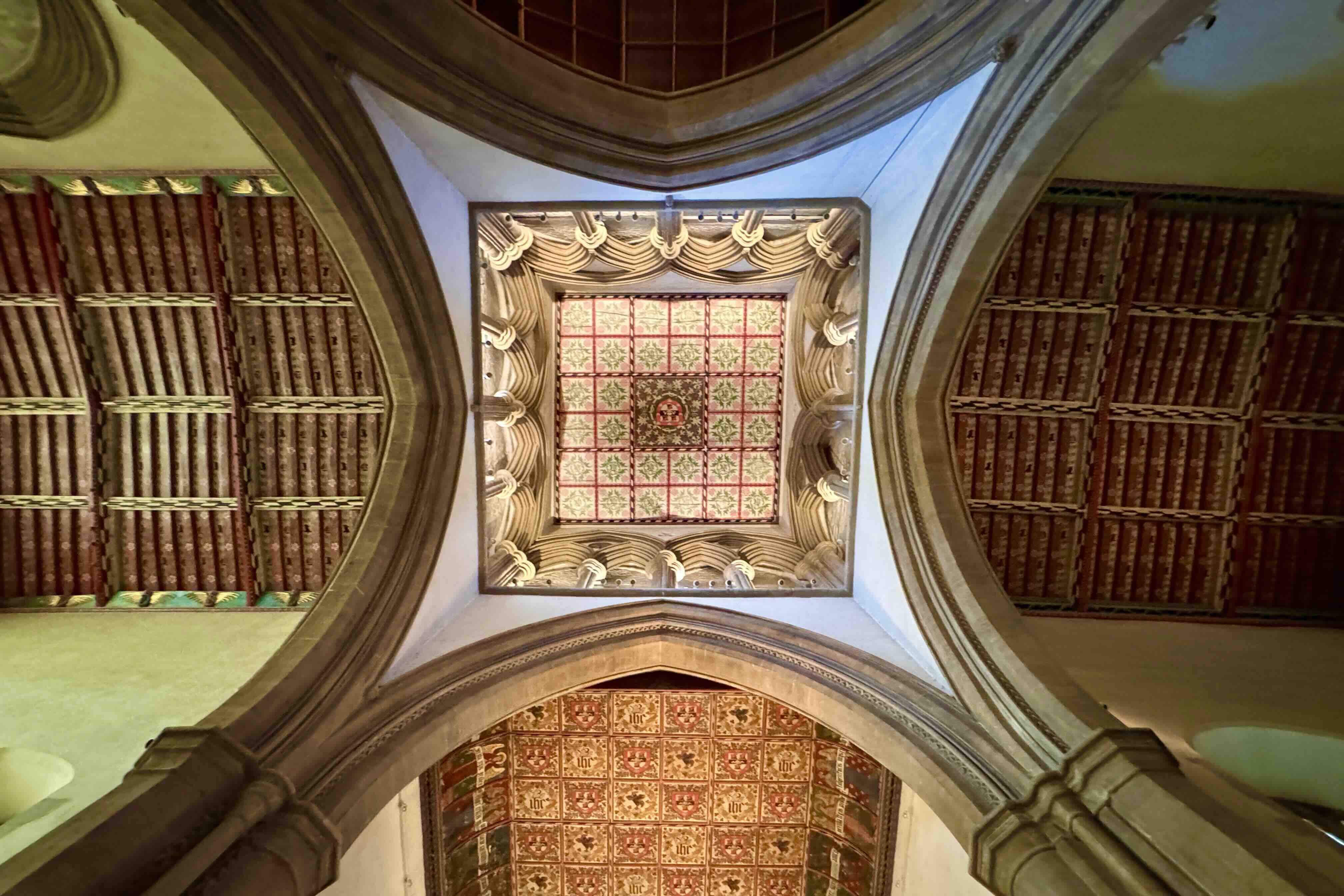 Jesus College Chapel ceiling was worked on by David Parr Photo by Bryan Dearsley