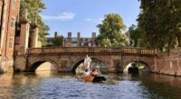 MFI - Punting under bridge Fun Things To Do in Cambridge on a Luxury Getaway photo Bryan Dearsley