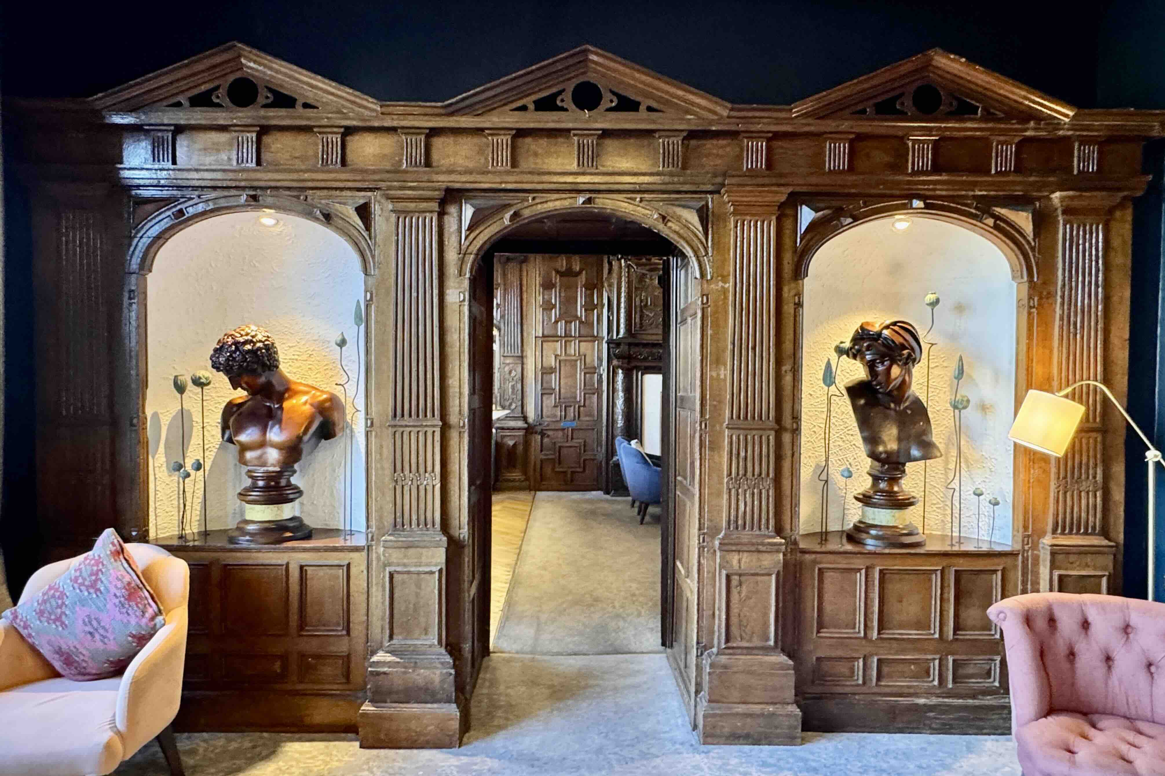 Original woodwork at Billesley Manor Photo Bryan dearsley