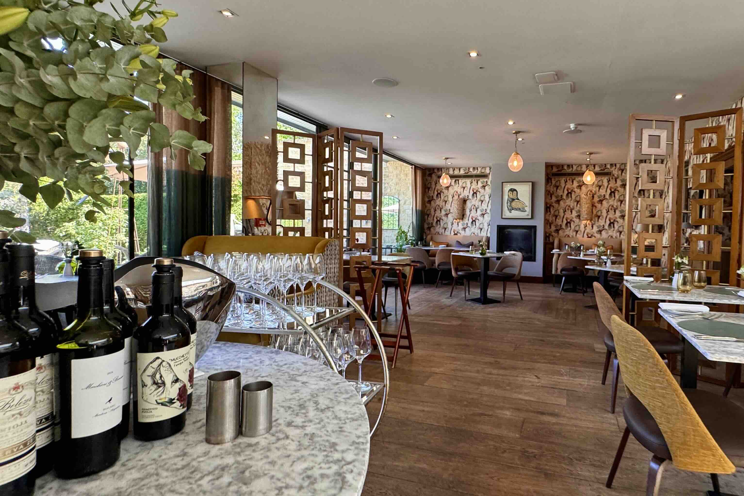 The Back Garden restaurant at Dormy House Hotel & Spa photo by Bryan Dearsley